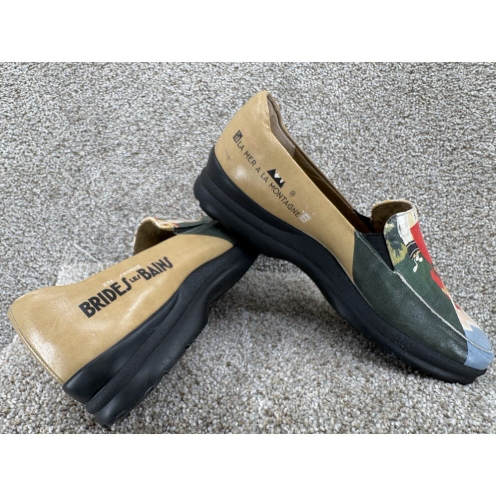 Icon Wearable Art Shoes Brides Les Bains by Léon Benigni Womens Size 7M USA Made - Picture 4 of 14